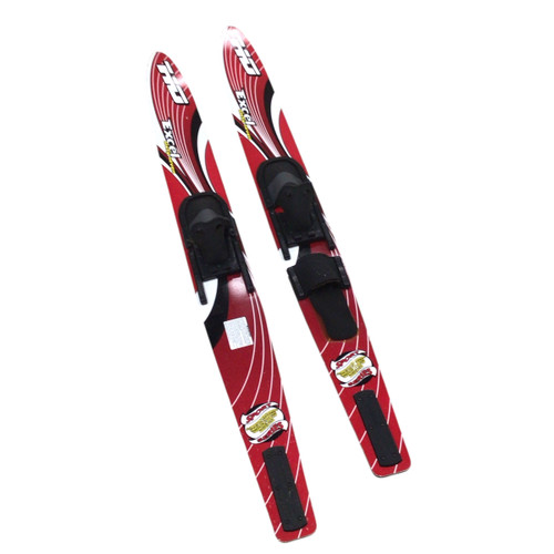 Vist Large View of Product Image Which is Used Pair of Skis Red 134"