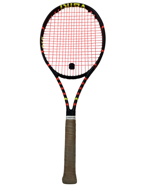 Vist Large View of Product Image Which is Used Volkl C10 EVO Adult Tennis Racquet Red 4 1/4"