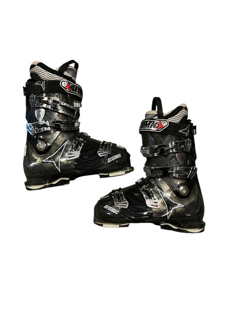 Vist Large View of Product Image Which is Used Salomon X-MAX 110 SKI BOOT Womens DH Ski Boot Purple 250 MP - M07 - W08