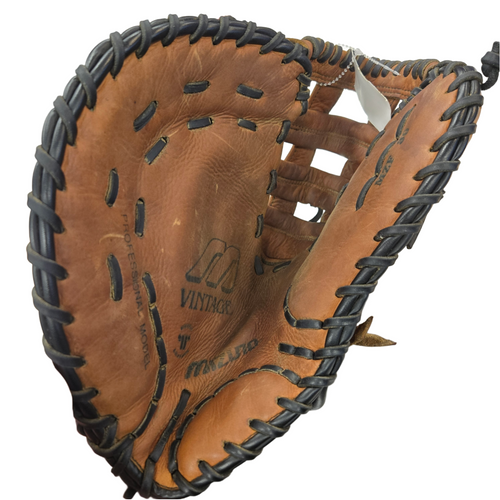 Vist Large View of Product Image Which is Used Mizuno VINTAGE MITT BB/SB First Base LH Throw Brown 12 3/4"