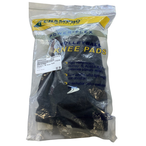 Vist Large View of Product Image Which is Used Champro VB Knee Pads Black