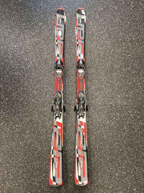 Vist Large View of Product Image Which is Used Elan E FLEX 4 Mens DH Ski/Binding Black And Red 168 cm