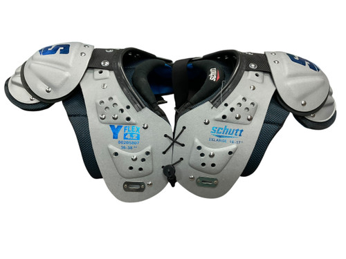 Vist Large View of Product Image Which is USED Schutt 80205807 FB Shoulder Pads Grey 2X