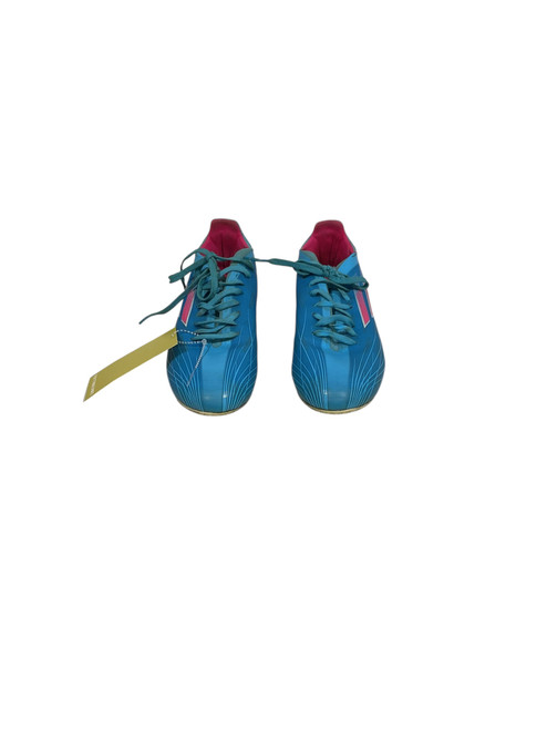 Vist Large View of Product Image Which is Used Adidas Soccer Cleats Royal Blue Junior 04.5