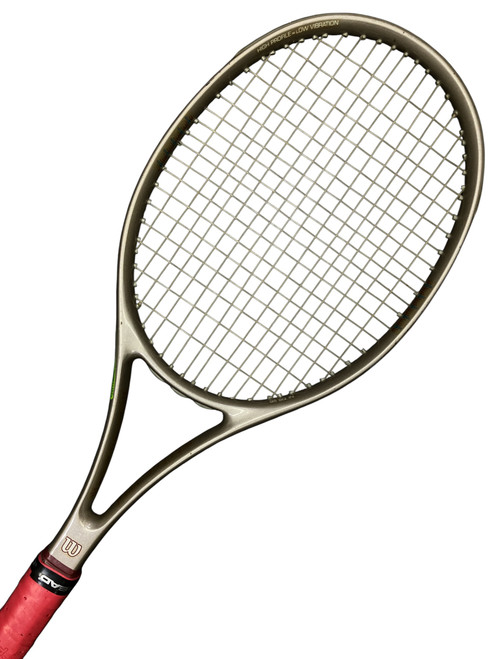 Vist Large View of Product Image Which is Used Wilson PROFILE Adult Tennis Racquet Vegas Gold 4 3/8"