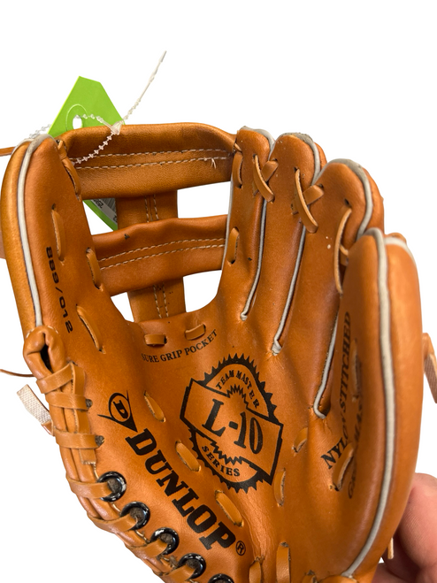 Vist Large View of Product Image Which is Used Dunlop L-10 BB/SB Glove T-ball Brown 9"