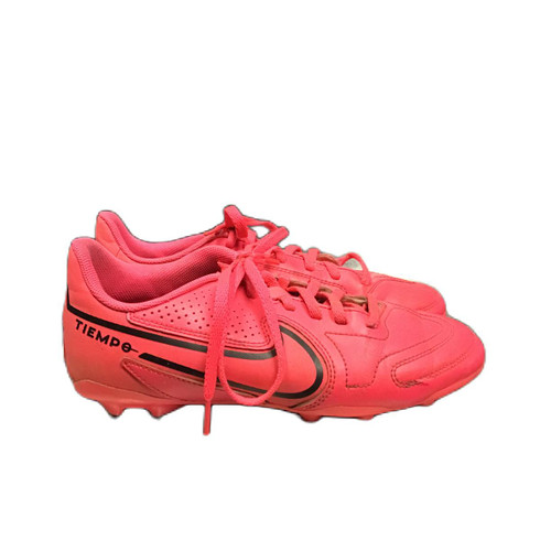 Vist Large View of Product Image Which is Used Nike Legend 9 Club FG Soccer Cleats Neon Pink Junior 04.5