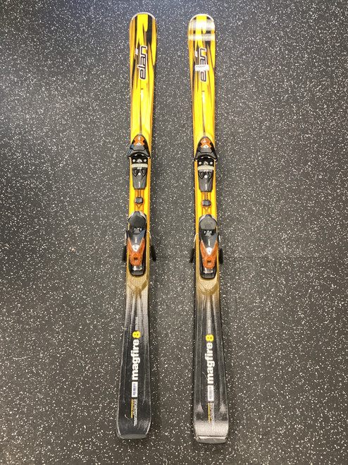 Vist Large View of Product Image Which is Used Elan MAGFIRE 8 Mens DH Ski/Binding Yellow 168 cm
