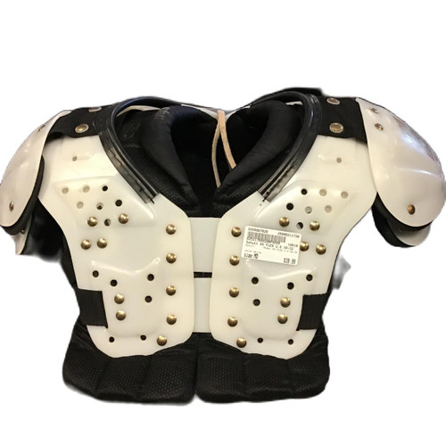 Vist Large View of Product Image Which is Used Schutt DS FLEX 2.0 30-32 FB Shoulder Pads White MD