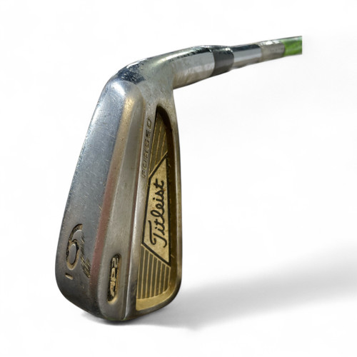 Vist Large View of Product Image Which is Used Titleist AP2 Forged 6 Iron Mens Right Hand Stiff Steel, back view