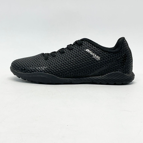 Vist Large View of Product Image Which is Used Brava Soccer Turf Shoes Black Junior 04