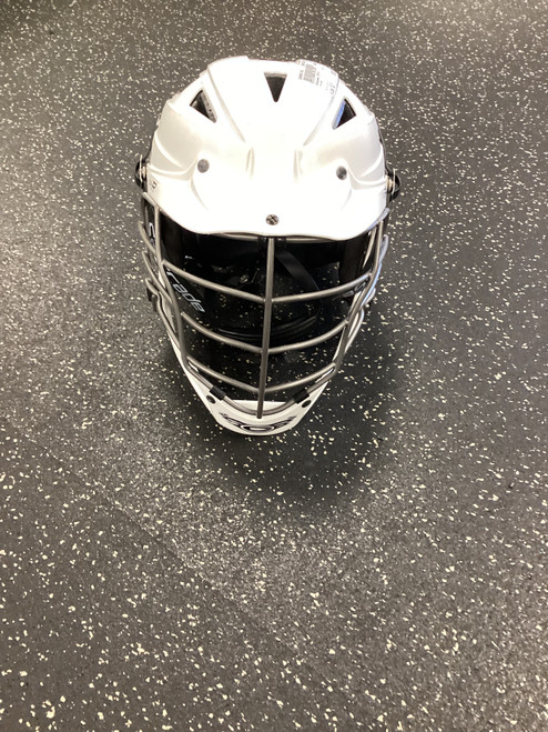 Vist Large View of Product Image Which is Used Cascade CPV-R Lacrosse Helmet White S/M