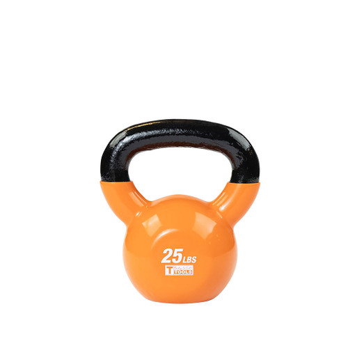 Vist Large View of Product Image Which is Body Solid KBV Vinyl Dipped Kettlebell 25lb #KBV25