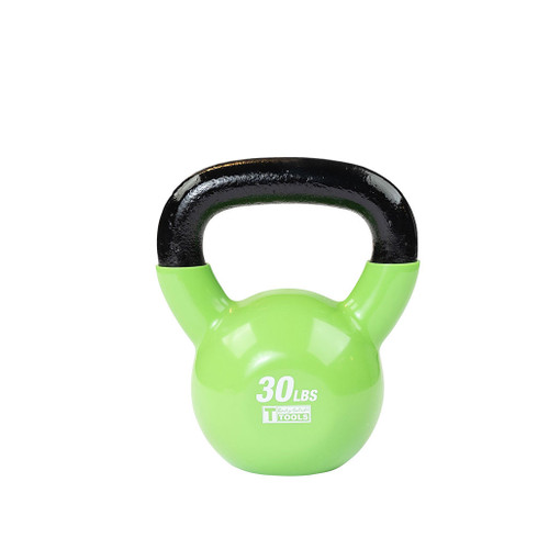 Vist Large View of Product Image Which is Body Solid KBV Vinyl Dipped Kettlebell 30lb #KBV30