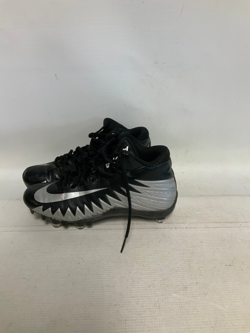 Vist Large View of Product Image Which is Used Nike ALPHA MENACE Jr FB Cleats Black Junior 06.5