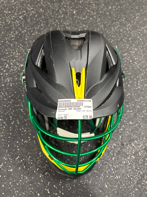 Vist Large View of Product Image Which is Used Cascade XRS HELMET Lacrosse Helmet Black One Size