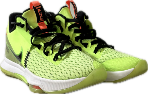 Vist Large View of Product Image Which is Used Nike LEBRON WITNESS V GRINCH Basketball Shoes M Lime Green Senior 12