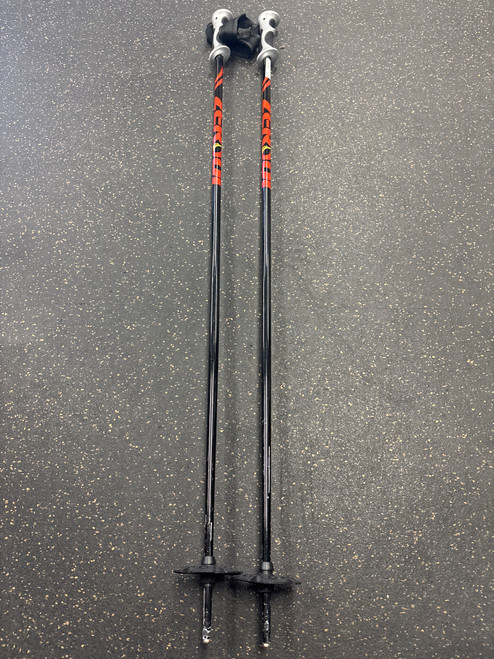 Vist Large View of Product Image Which is Used ZERODI SKI POLES Mens DH Ski Pole Black 130 cm / 52 in