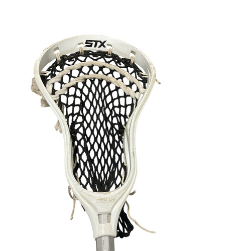 Vist Large View of Product Image Which is Used STX STALLION 6000 STICK Men Atk/Mid Complete Stick White
