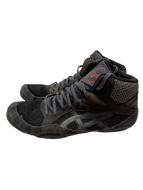 Vist Large View of Product Image Which is Used Asics Wrestling Shoes Black Senior 10