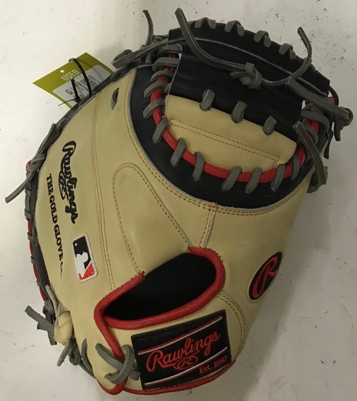 Vist Large View of Product Image Which is Used Rawlings PRORCM33UC BB/SB Catchers RH Throw Brown 33"