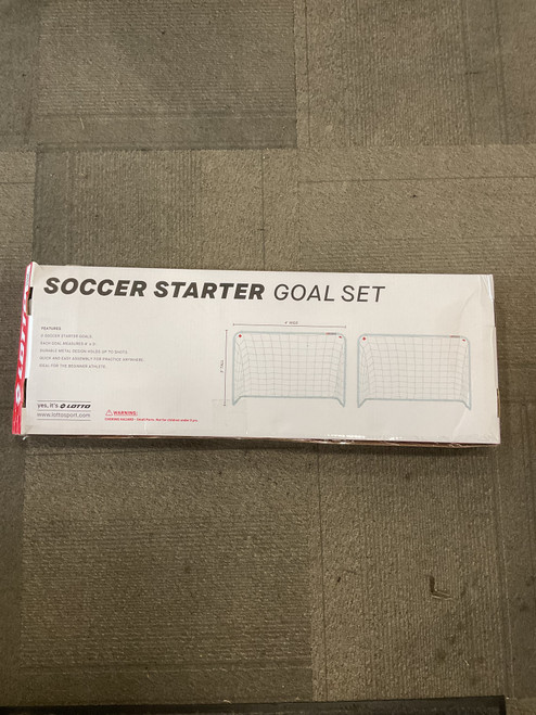 Used Lotto LOTTO SOCCER STARTER GOAL SET Soccer Goal 11614-S000221143 Vist Large View of Product Image Which is Used Lotto LOTTO SOCCER STARTER GOAL SET Soccer Goal