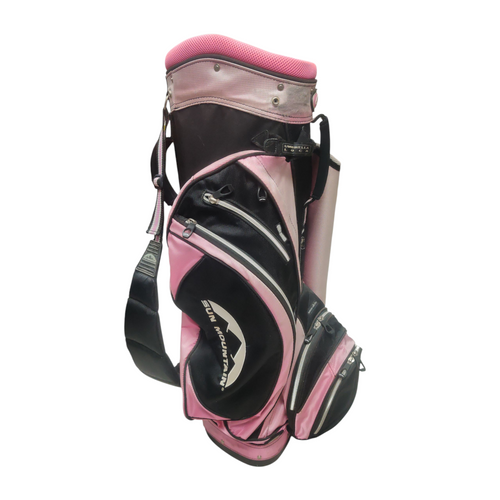 Vist Large View of Product Image Which is Used Sun Mtn 14 WAY Womens Golf Stand Bag Pink