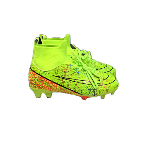 Vist Large View of Product Image Which is Used Daoquan Soccer Cleats Neon Green Junior 01