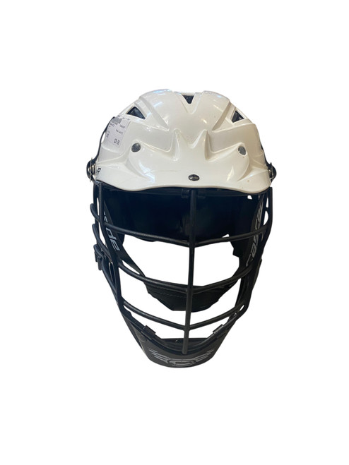 Vist Large View of Product Image Which is Used Cascade WHITE Lacrosse Helmet White SM