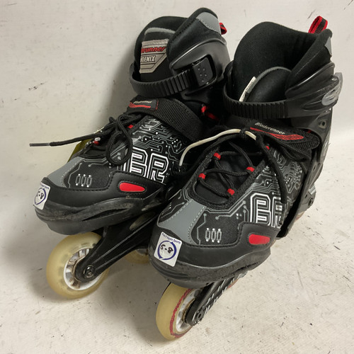 Vist Large View of Product Image Which is Used Bladerunner PHOENIX ADJ 5-8 Senior Rec Fitness Skates Black Adjustable