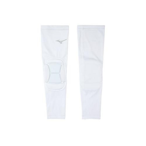 Vist Large View of Product Image Which is New Mizuno Elbow Sleeves White L/XL