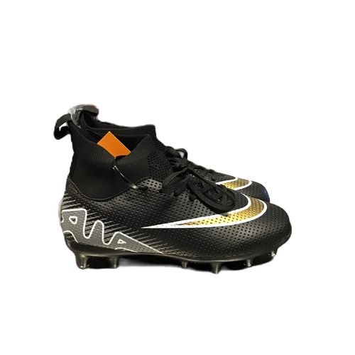 Vist Large View of Product Image Which is Used Daoquan Soccer Cleats Black & Silver Junior 1