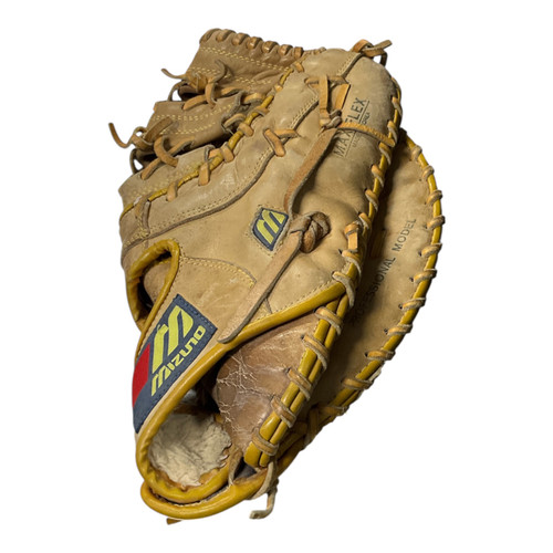Vist Large View of Product Image Which is Used Mizuno STEERHIDE MZ F20 BB/SB First Base RH Throw Brown 13"
