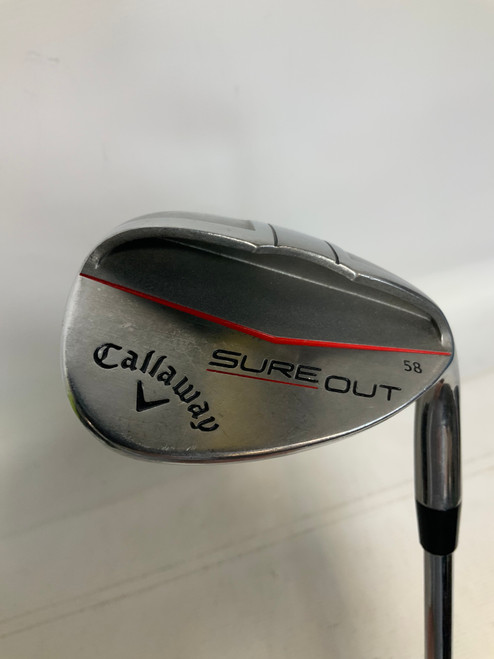 Vist Large View of Product Image Which is Used Callaway SURE OUT 58 Golf Wedge Mens RH 58 Degree