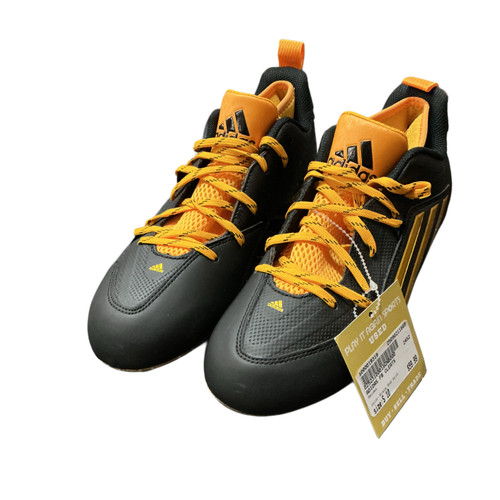 Vist Large View of Product Image Which is Used Adidas Adult FB Cleats Black And Gold Senior 10