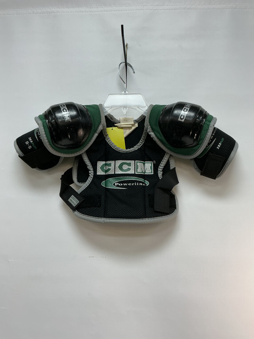 Vist Large View of Product Image Which is Used CCM POWERLINE Junior Shoulder Pads SM