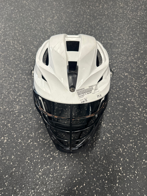 Vist Large View of Product Image Which is Used Cascade S HELMET Lacrosse Helmet White One Size