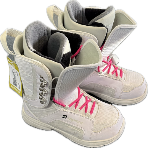 Vist Large View of Product Image Which is Used SAPIENT Womens Snowboard Boots White Senior 8