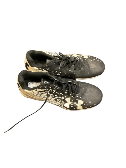 Vist Large View of Product Image Which is Used Under Armour BASEBALL CLEATS BB/SB Cleats White Senior 6