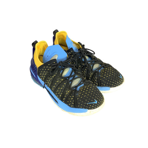 Vist Large View of Product Image Which is Used Nike LEBRON 18 Basketball Shoes Y Black Youth 06.0
