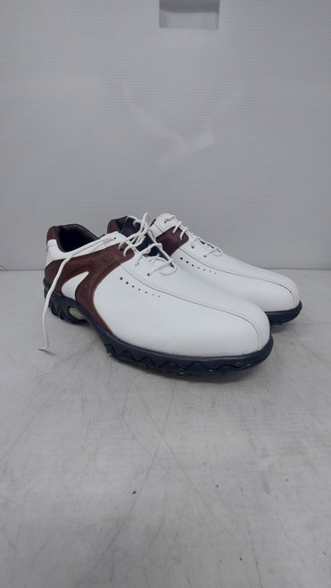 Vist Large View of Product Image Which is Used Foot Joy Mens Golf Shoes Brown Senior 8.5