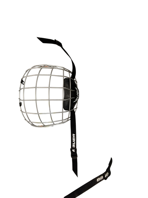 Vist Large View of Product Image Which is Used Bauer Hockey Wire Mask Grey One Size