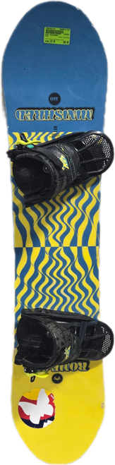 Vist Large View of Product Image Which is Used Rome MINISHRED Boys Board/Binding Yellow And Royal Blue 110 cm