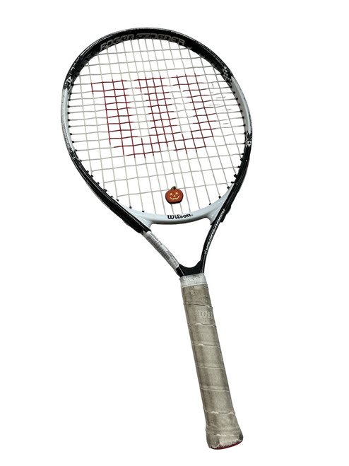 Vist Large View of Product Image Which is Used Wilson ROGER FEDERER 23 Junior Tennis Racquet Black 23"