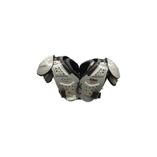 Vist Large View of Product Image Which is Used Schutt Y FLEX 80005 YOTH 2XL FB Shoulder Pads Grey Youth
