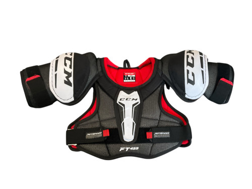 Vist Large View of Product Image Which is Used CCM FT 455 Junior Shoulder Pads SM