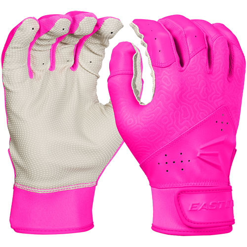 Vist Large View of Product Image Which is New Easton FUNDAMENTAL FP BB/SB Batting Gloves White And White LG