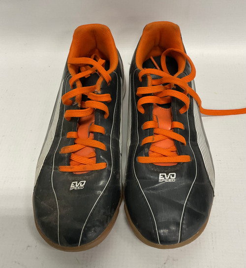 Vist Large View of Product Image Which is Used Puma Soccer Indoor Shoes Black Junior 04