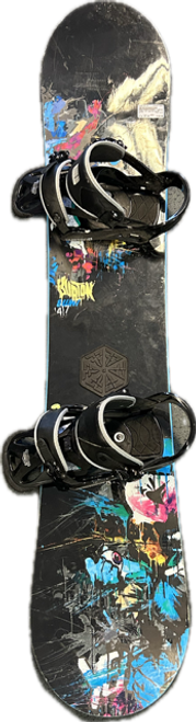 Vist Large View of Product Image Which is Used Burton BLUNT Mens Board/Bindings Black 147 cm