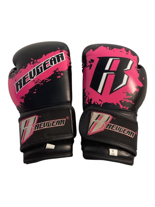 Vist Large View of Product Image Which is Used RevGear Boxing Gloves Black SM